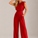 Georgina | Women's Sleeveless Jumpsuit with High Waist