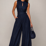 Florence | Women's Wide-Leg Sleeveless Jumpsuit