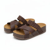 Hazel | Woven Strap Platform Sandals
