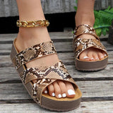 Hazel | Woven Strap Platform Sandals
