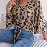 Rosalie | Animal Print Blouse with Elegant Everyday Style