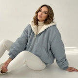 Florence | Reversible Teddy Bomber Jacket