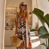 Amelia | Elegant summer maxi evening dress for women