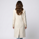 Florence | Long Double-Breasted Women's Coat with Stylish Lapels