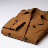Ruby | Long Double-Breasted Women's Trench Coat with Belt