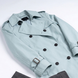 Florence | Long Double-Breasted Trench Coat