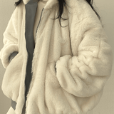 Florence | Reversible Teddy Bomber Jacket