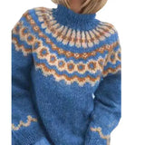 Colette | Women's Classic Norwegian Pattern Turtleneck Jumper