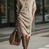 Freesia | Knitted Sweater Dress with Flattering Fit