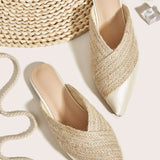 Imogen | Pointed Toe Espadrille Mules