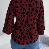 Rosalie | Animal Print Blouse with Elegant Everyday Style