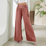 Harvey | High-waisted wide-leg trousers with elastic waistband