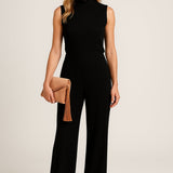 Freya | Sleeveless Wide-Leg Jumpsuit with Minimal Design