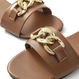 Harriet | Chain Detail Slip-On Sandals