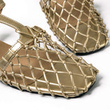 Phoebe | Pearl Net Detail Sandals