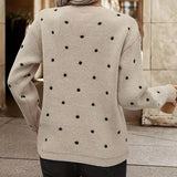 Beatrix | Women's Polka Dot Knitted Sweater