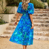Finley | Boho floral maxi dress with flowing silhouette