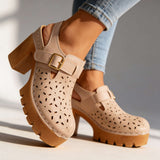 Rosalie | Platform Clogs with Cut-Out Design