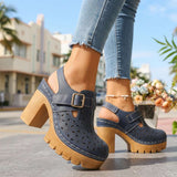 Rosalie | Platform Clogs with Cut-Out Design