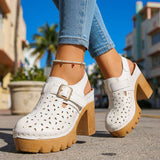Rosalie | Platform Clogs with Cut-Out Design