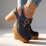 Rosalie | Platform Clogs with Cut-Out Design
