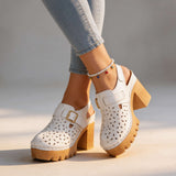 Rosalie | Platform Clogs with Cut-Out Design