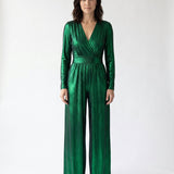 Harper | Women's Shimmering Wide-Leg Evening Jumpsuit