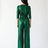Harper | Women's Shimmering Wide-Leg Evening Jumpsuit