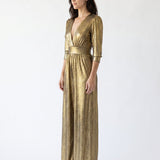Harper | Women's Shimmering Wide-Leg Evening Jumpsuit