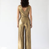 Harper | Women's Shimmering Wide-Leg Evening Jumpsuit