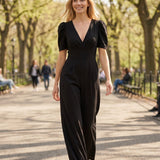 Phoebe | Elegant Puff Sleeve Jumpsuit with Wide Leg Design