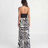 Rosalie | High-Waist Zebra Print Wide-Leg Trousers