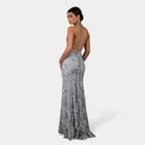 Selene | Elegant Sequin Maxi Dress for Evening Occasions