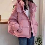 Imogen | Women's High Neck Hooded Puffer Jacket