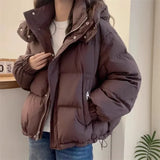 Imogen | Women's High Neck Hooded Puffer Jacket