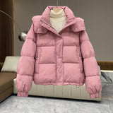 Imogen | Women's High Neck Hooded Puffer Jacket
