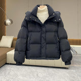 Imogen | Women's High Neck Hooded Puffer Jacket