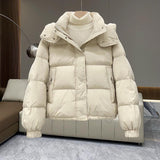 Imogen | Women's High Neck Hooded Puffer Jacket