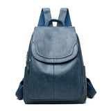 Maya | Anti-Theft Leather Backpack