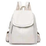 Maya | Anti-Theft Leather Backpack