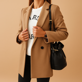 Isabelle | Elegant Long Coat for Women with Classic Cut
