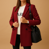 Isabelle | Elegant Long Coat for Women with Classic Cut