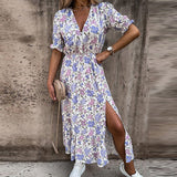 Maravelle | Floral Print Summer Dress with Lightweight Elegance