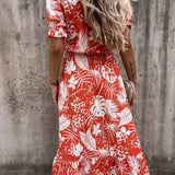Maravelle | Floral Print Summer Dress with Lightweight Elegance
