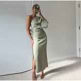 Ottilie | Asymmetrical One-Shoulder Maxi Dress