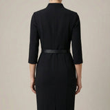 Charlotte | Belted Midi Dress with Timeless Elegance