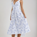 Iris | Elegant summer dress with a light flowing silhouette