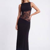 Penelope | Elegant Maxi Dress with Open Back Detail