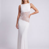 Penelope | Elegant Maxi Dress with Open Back Detail