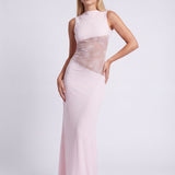 Penelope | Elegant Maxi Dress with Open Back Detail